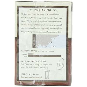 Choice Organic Teas Twig Tea, 6 Boxes of 16 (96 Tea Bags), Twig Kukicha