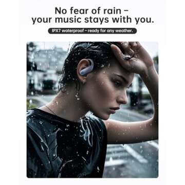 Durable Bluetooth Earbuds with 48H Playtime and IPX7