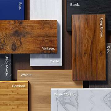 Coleshome 55 Inch Computer Desk, Modern Simple Style Desk for Home Office, Study Student Writing Desk, Dark Black