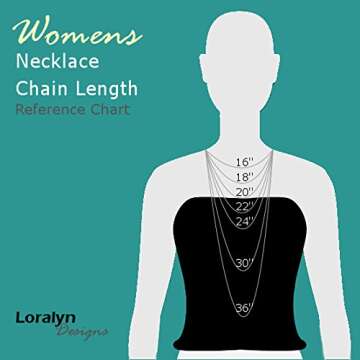Loralyn Designs Celtic Knot Charm Necklace Stainless Steel Chain (18 Inch)