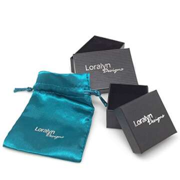 Loralyn Designs Celtic Knot Charm Necklace Stainless Steel Chain (18 Inch)