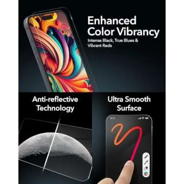 ZAGG InvisibleShield Glass XTR3 iPhone 15 Pro Screen Protector - Blue-Light Filtration, 10X Stronger, Edge-to-Edge Protection, Scratch & Smudge-Resistant Surface, Easy to Install