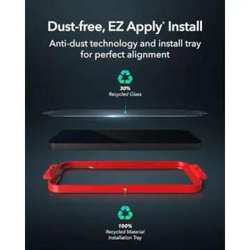 ZAGG InvisibleShield Glass XTR3 iPhone 15 Pro Screen Protector - Blue-Light Filtration, 10X Stronger, Edge-to-Edge Protection, Scratch & Smudge-Resistant Surface, Easy to Install