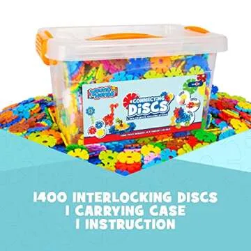 Creative Kids 600 Piece Interlocking Disc Set