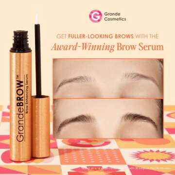 Grande Cosmetics Lamination Station | Eyebrow Serum For Thicker Brows | Brow Lamination Gel Shapes, Sculpts @ Sets With 12-Hour Hold