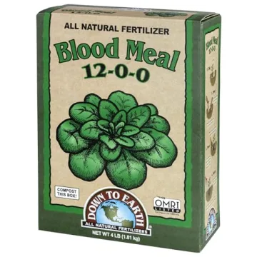 Down to Earth Blood Meal Fertilizer Rich Organic 5 lb