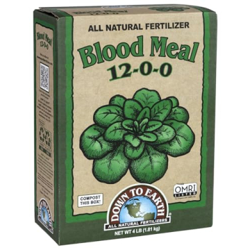 Down to Earth Blood Meal Fertilizer Rich Organic 5 lb