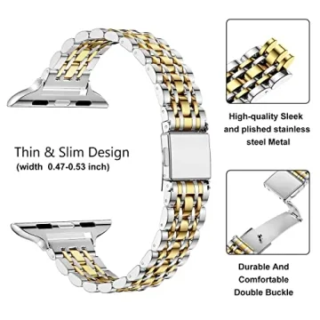 Stylish Slim Apple Watch Band for Women - MioHHR