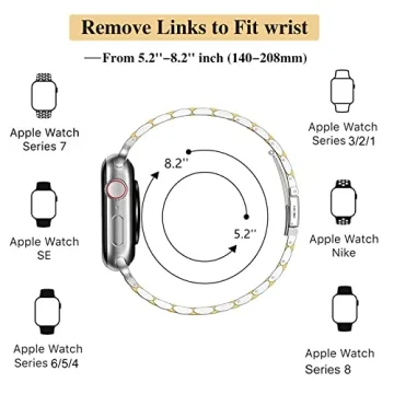 Stylish Slim Apple Watch Band for Women - MioHHR