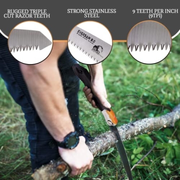 EverSaw Folding Hand Saw for Camping and Gardening