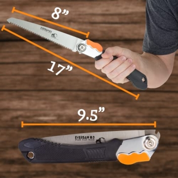 EverSaw Folding Hand Saw for Camping and Gardening