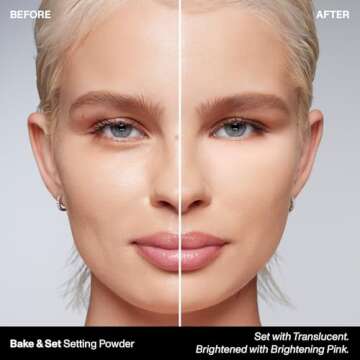 Morphe Jumbo Bake & Set Setting Powder - Lightweight, Talc-Free Finishing Powder for Face Makeup wit...