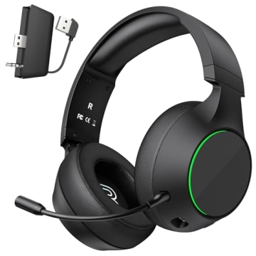 YPBDAN X4 Wireless Gaming Headset for Xbox Series X|S & More with 70H Battery & ENC Mic