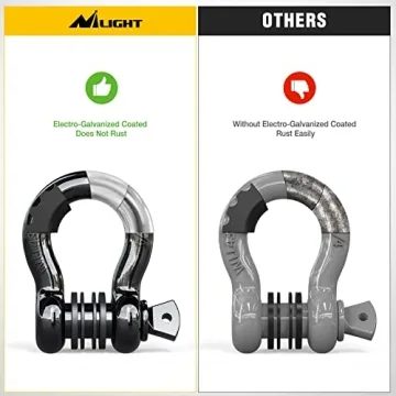 Durable 4.75 Ton D-Ring Shackles for Recovery