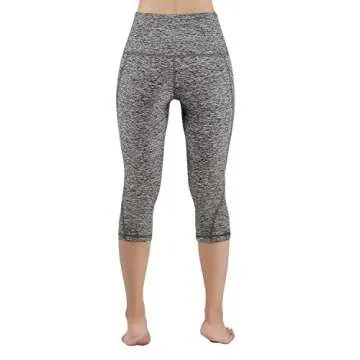 ODODOS Women's High Waist Yoga Capris with Pockets