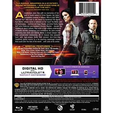 Blindspot Season 1 Blu-ray - Thrilling Action Mystery