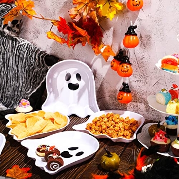 Sawysine Halloween Party Trays Pumpkin Cat Ghost Designs