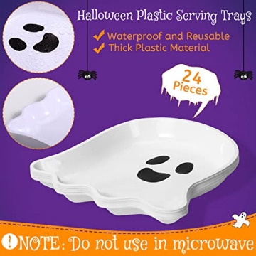 Sawysine Halloween Party Trays Pumpkin Cat Ghost Designs