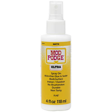 Mod Podge Ultra Matte Sealer for Vibrant Crafts 4 oz