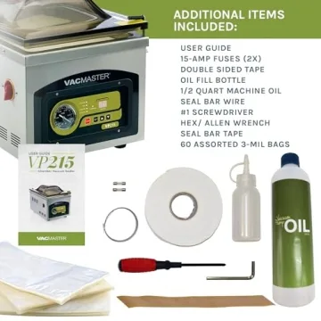 VacMaster VP215 Chamber Vacuum Sealer for Pro Performance