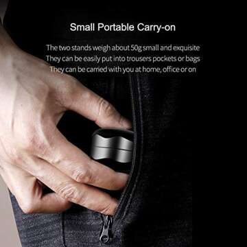 Hagibis Portable Laptop Cooling Pad - Ergonomic & Magnetic