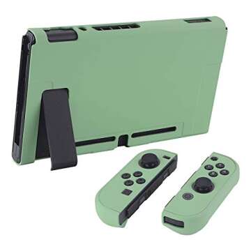 eXtremeRate Matcha Green Back Cover for Nintendo Switch