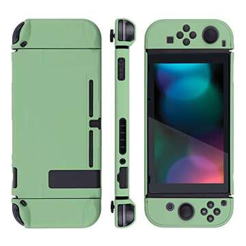 eXtremeRate Matcha Green Back Cover for Nintendo Switch
