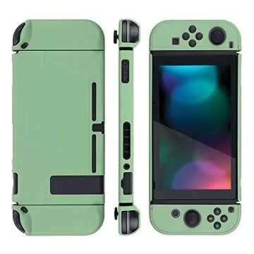 eXtremeRate Matcha Green Back Cover for Nintendo Switch