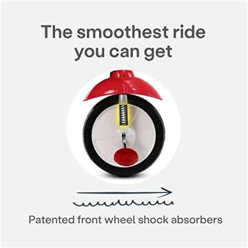 smarTrike Breeze Plus Toddler Tricycle Push Bike – Adjustable Trike for Baby, Toddler, Infant Ages 15 Months to 3 Years (Red)