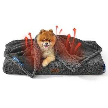 Bedsure Self Warming Blanket for Small Dogs & Cats - 25"X35"