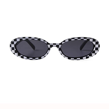 ADE WU 90s Oval Sunglasses with UV Protection