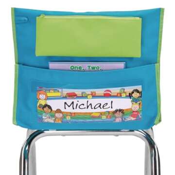 Deluxe Chair Pockets Set - Organize Your Classroom Efficiently