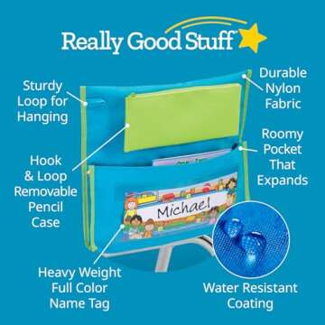 Deluxe Chair Pockets Set - Organize Your Classroom Efficiently