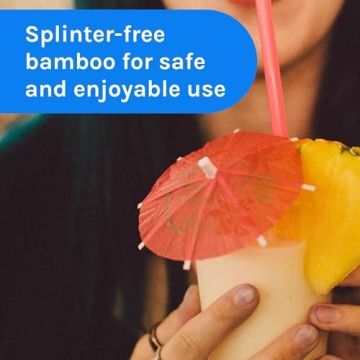 144 Count Cocktail Umbrella Picks for Parties and Crafts