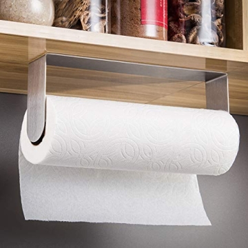 ZUNTO Paper Towel Holder Easy Adhesive Stainless Steel