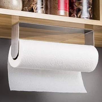 ZUNTO Paper Towel Holder Easy Adhesive Stainless Steel