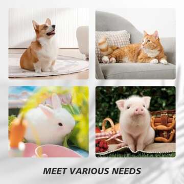 AIANDE Dog Bowls with Mat Dog Bowl Set Large for Medium Dogs Pink, Stainless Steel Double Dog Food Bowls, No-Slip Silicone Rubber Pet Bowls for Cats Dogs, 4 Cup Pet Bowls Deeper for Food and Water