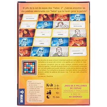 Devir Games Codigo Secreto - Juego de Estrategia Entre Amigos