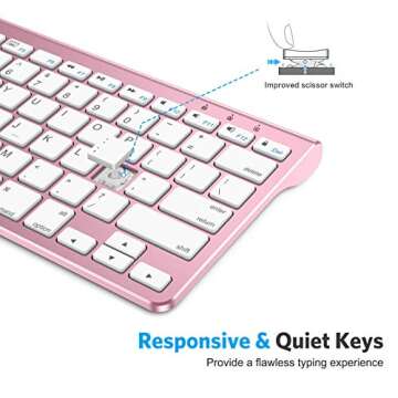 OMOTON Keyboard with Sliding Stand