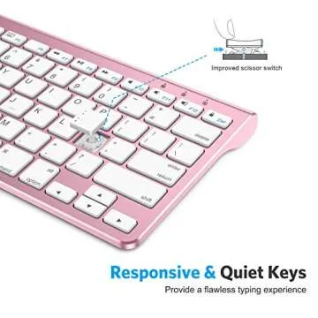 OMOTON Keyboard with Sliding Stand