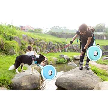 Protective Airtag Dog Collar Holder - 2 Pack Silicone