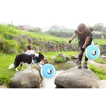 Protective Airtag Dog Collar Holder - 2 Pack Silicone