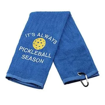 Pickleball Towel for All Seasons - The Ultimate Gift for Players