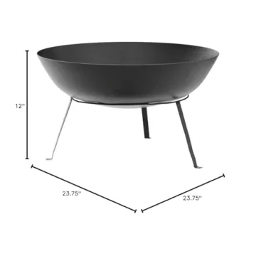 Portable Esschert Design Steel Fire Bowl for Gatherings