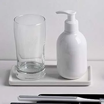 Stylish Ceramic Soap Dispenser Tray for Home Use