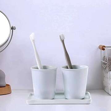 Stylish Ceramic Soap Dispenser Tray for Home Use