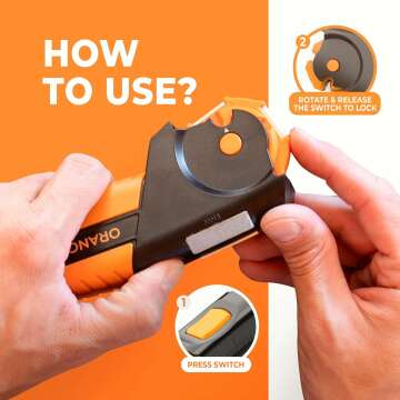 Orange Ninja All-in-1 Garden Tool Sharpener