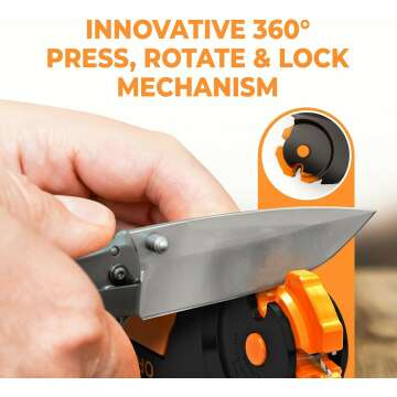 Orange Ninja All-in-1 Garden Tool Sharpener