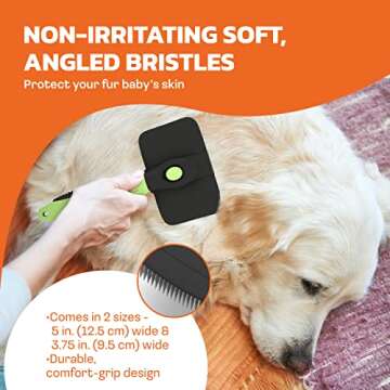 Self Cleaning Pet Grooming Brush for Dogs and Cats