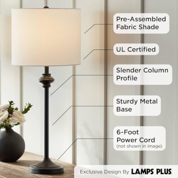 360 Lighting Lynn Buffet Table Lamps Set of 2 Elegant Design